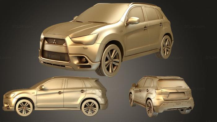 Автомобили и транспорт (Mitsubishi ASX 2011, CARS_2676) 3D модель для ЧПУ станка